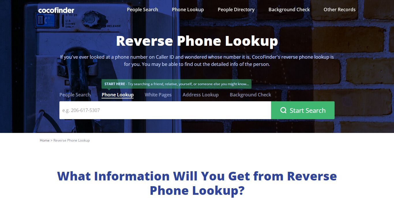 100% Trusted Reverse Phone Lookup | Number Search | CocoFinder